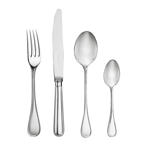 48 Piece Silver Plated Flatware Set with Chest Albi
