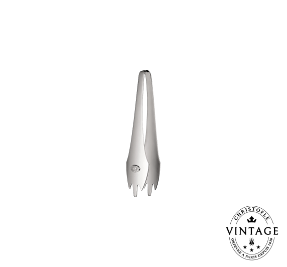 christofle ice tong, silverware - vintage 1