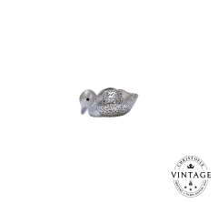 christofle vintage silvered swimming duckling 1