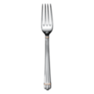 Silver plated standard dinner fork Aria