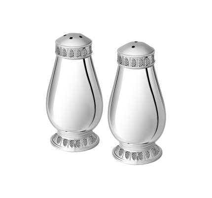 christofle salt and pepper shaker set malmaison silver plated 1