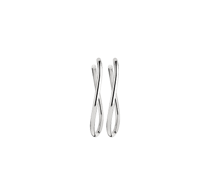 christofle large hoop earrings  idole de christofle sterling silver 1