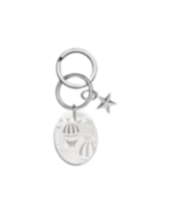 christofle Key chain Montgolfiere  Silver plated