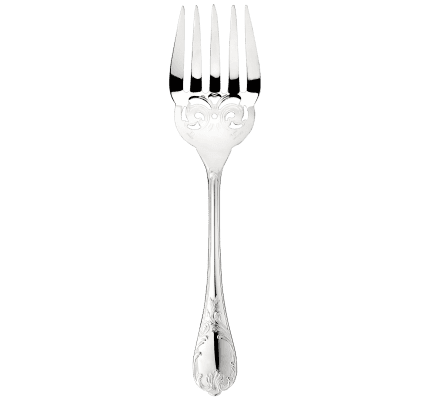 christofle fish serving fork marly  silver plated 3