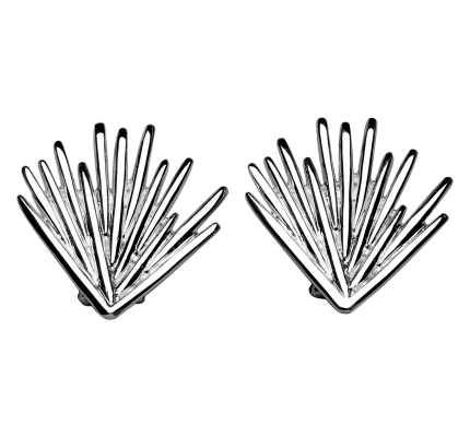 christofle sterling silver clip-on earrings 1