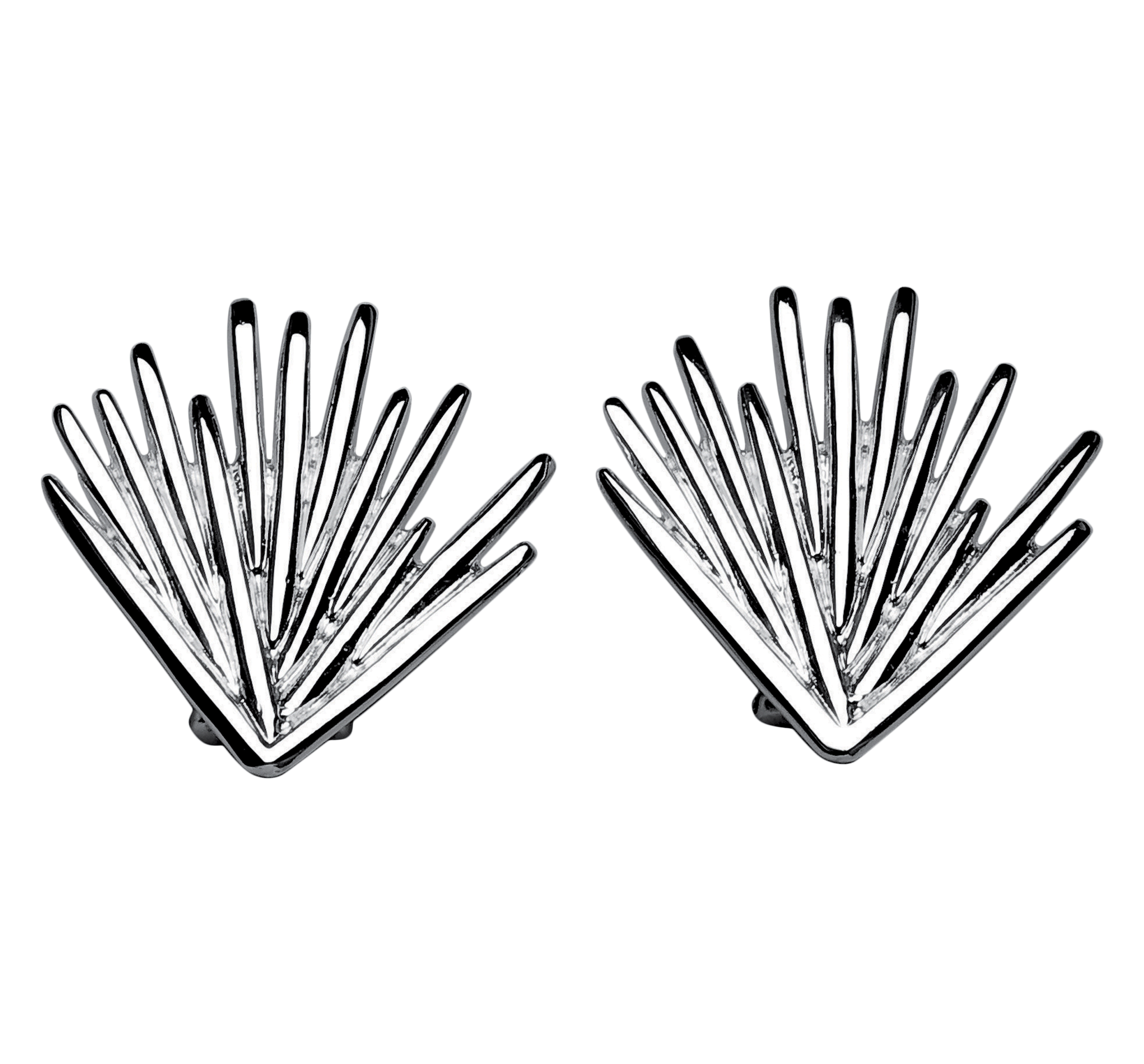 christofle sterling silver clip-on earrings 1
