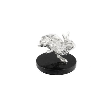 Agile Rabbit in Sterling Silver - Haute Orfèvrerie