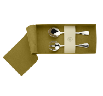Set of 2 Silver-Plated Salad Serving Pieces