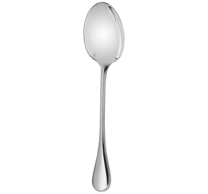 christofle serving spoon perles  silver plated 0