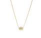 christofle sterling silver gilded 24 carats pendant necklace  3