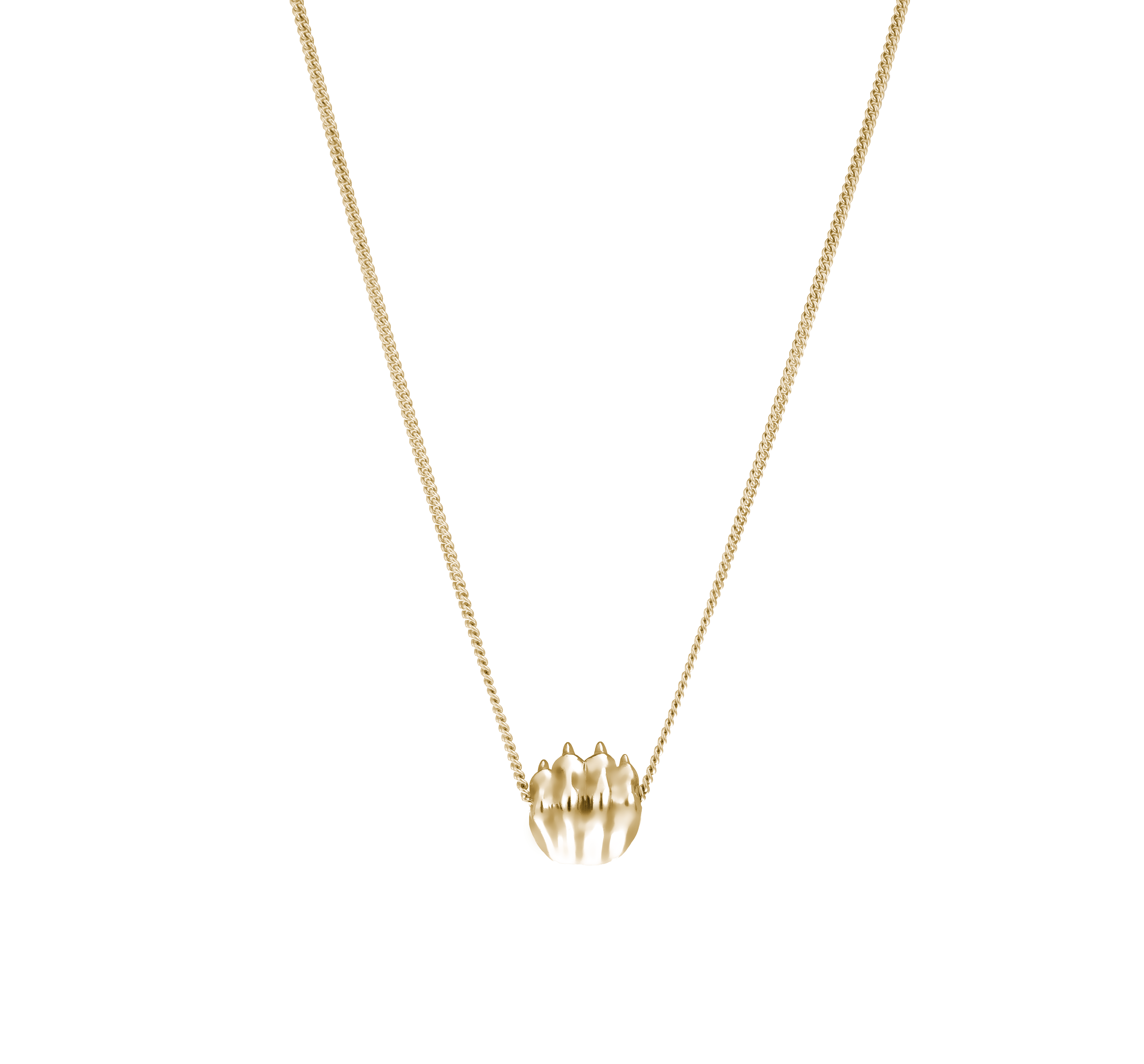 christofle collier pendentif en vermeil or 24 carats patte de lion 3