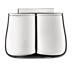 christofle silver-plated lidded sugar bowl 1
