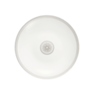 christofle Porcelain Open Vegetable Dish Platinum Finish