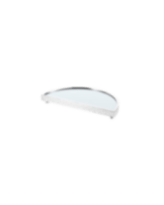 christofle silver-plated half circle tray surtout 0