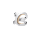christofle Sterling Silver And Gilted Rose Gold Ring