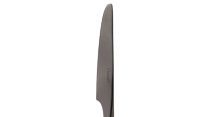 christofle stainless steel table knife - black colour 2