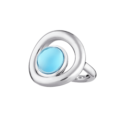 christofle ring cabochon sterling silver 0