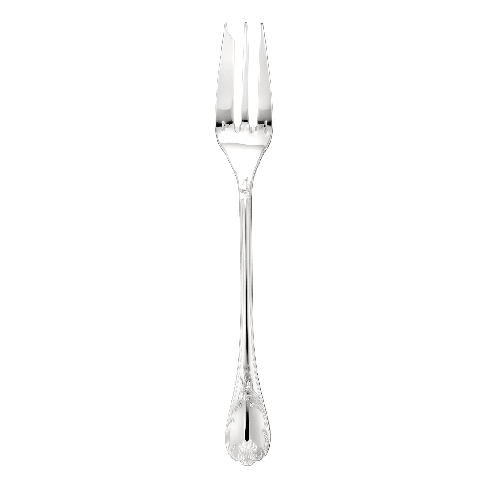SilverPlated Serving Fork Marly Christofle
