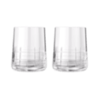 christofle Set of 2 crystal water goblets