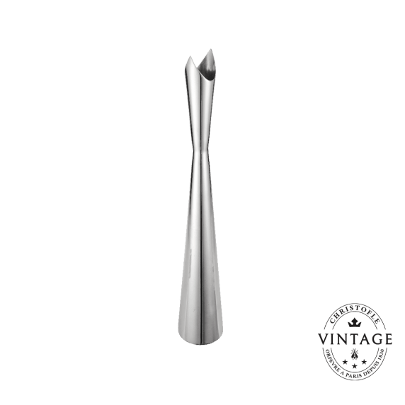 Large Cardinal Vase, Silverware - Vintage
