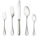 christofle individual place settings (5 pieces) malmaison  sterling sil 1