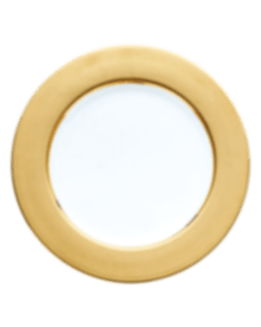 christofle Gilded Porcelain Charger 