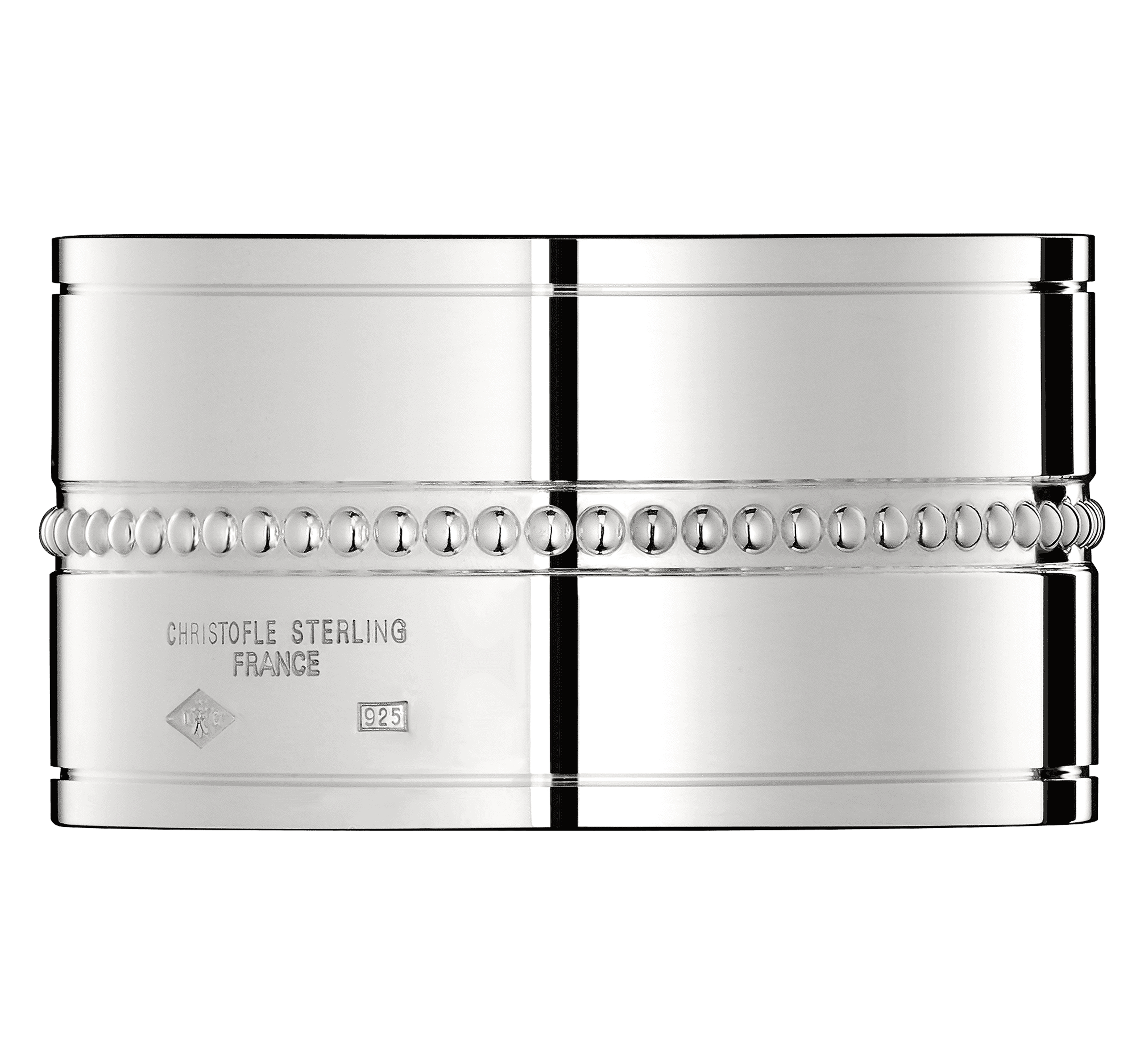 christofle rond de serviette en argent massif 1