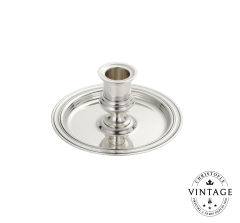 Vintage Silvered Candle Holder