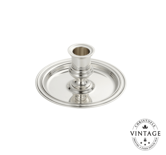 Vintage Silvered Candle Holder