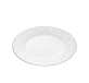 christofle porcelain dinner plate platinum finish 2