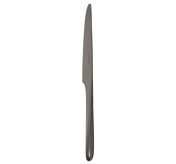 christofle stainless steel table knife - black colour 3