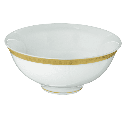 christofle porcelain chinese soup bowl gold finish 2