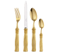 christofle 4-piece silver-plated gilded individual place settings 0