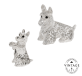 christofle compose your vintage silvered dog set 1