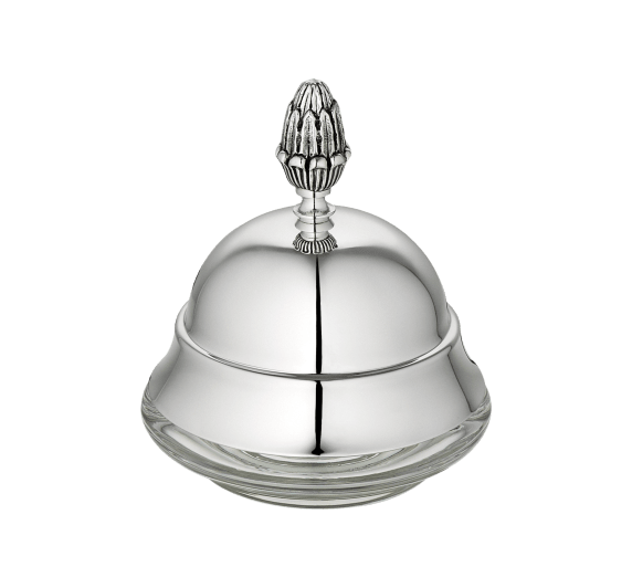 christofle individual butter dish malmaison  silver plated 1