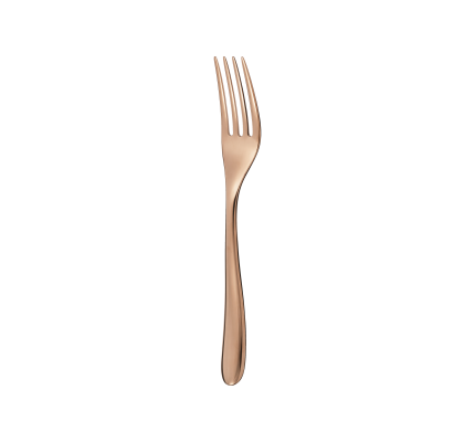 christofle copper stainless steel dessert fork  4