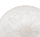christofle porcelain bread plate platinum finish 1