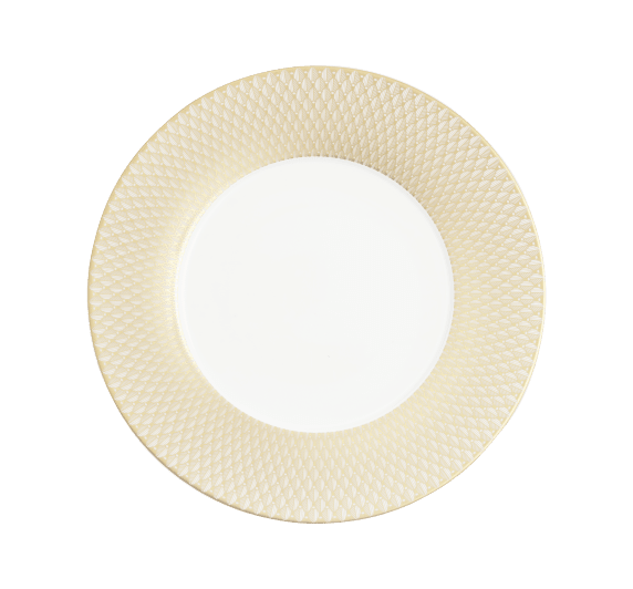 christofle porcelain underplate gold finish 0