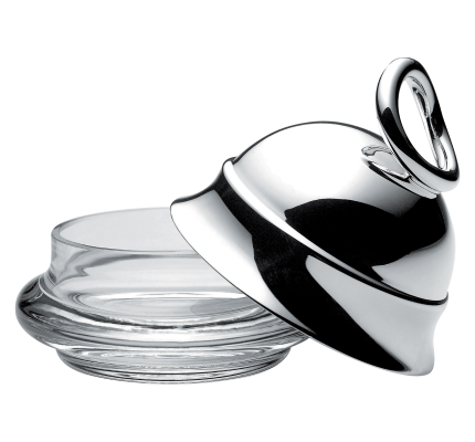 christofle silver-plated personal lidded butter dish 1