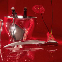 christofle sterling silver champagne saber - elliott barnes 3