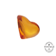 Transparent Heart Amour Ambre - front