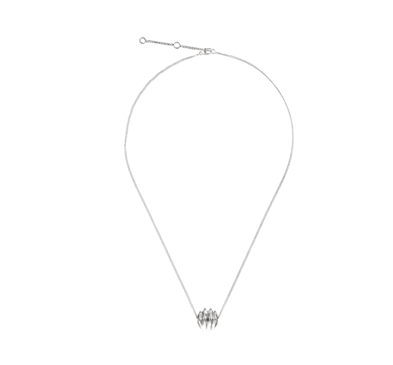 christofle sterling-silver pendant necklace rhodium plated 1