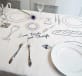 christofle tablecloth for 6 people - sarah espeute for christofle 0