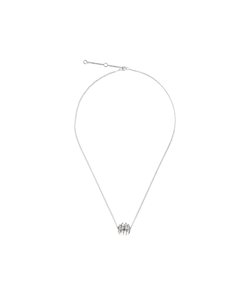 Sterling-Silver Pendant Necklace Rhodium Plated