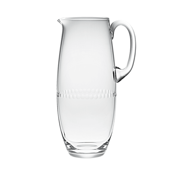 Lead-Free Crystal Water Pitcher Perles