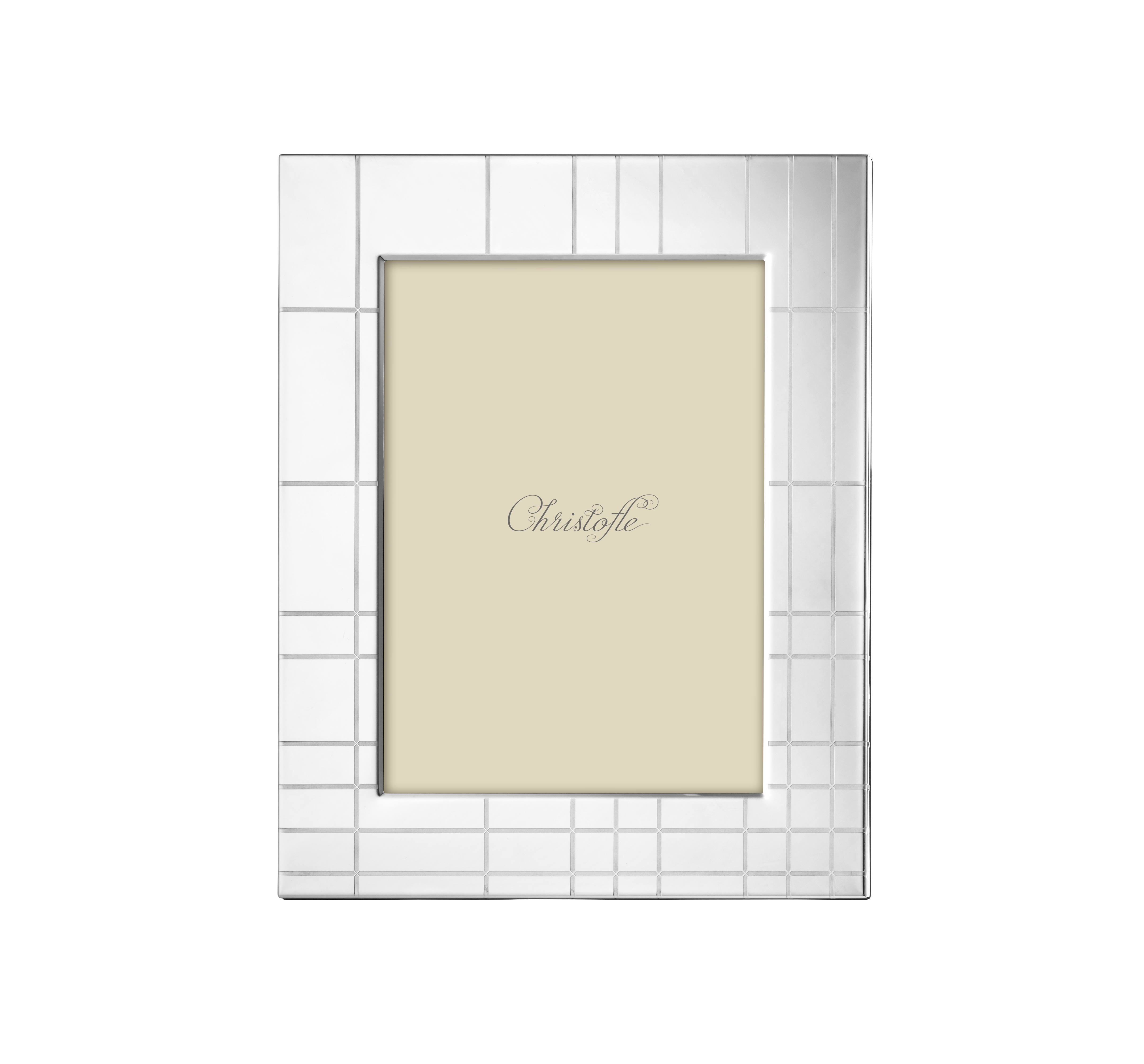 Christofle フォトフレーム メタル Silver plated Perles picture frame - for 9 x 13 cm photos