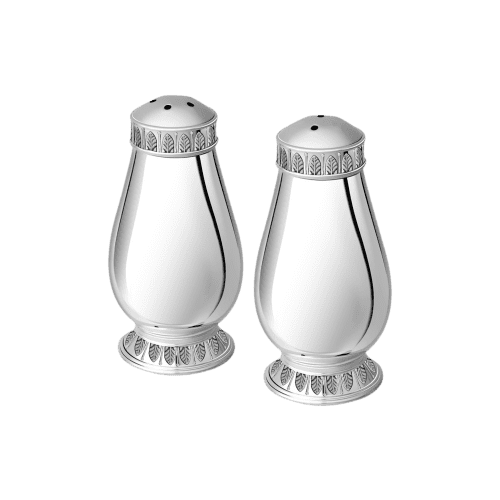 Silver Plated Salt Pepper Shaker Set