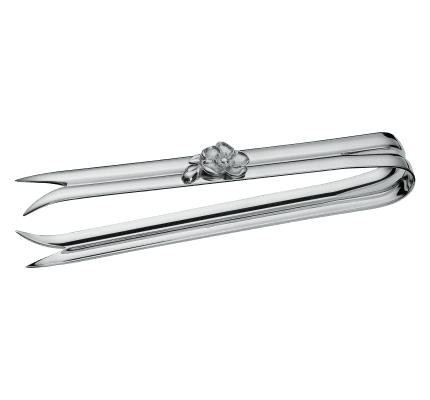 christofle Ice tong Anemone  Silver plated