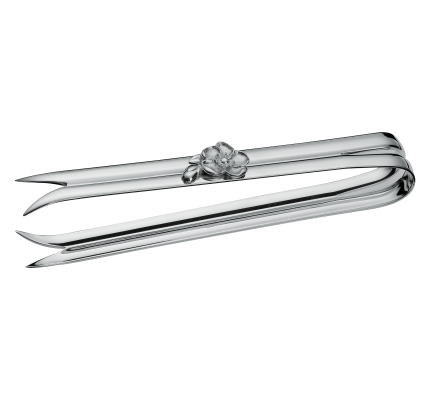 christofle ice tong anemone  silver plated 1