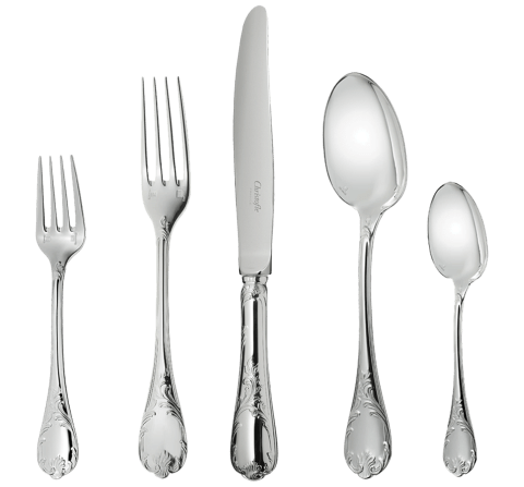 Individual place settings (5 pieces) Marly  Silver plated
